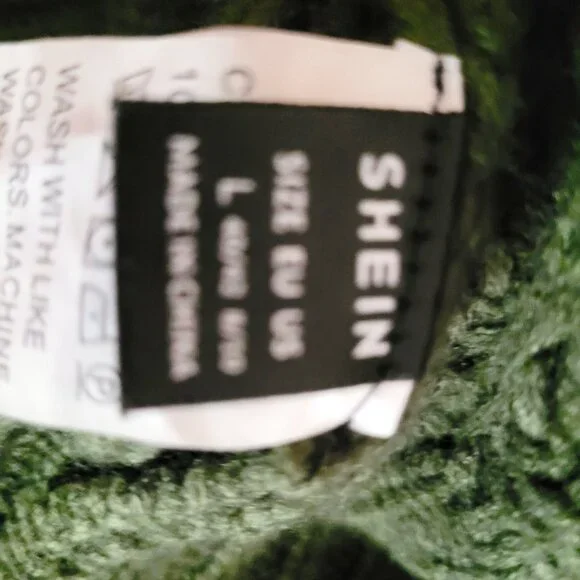 Green Cardigan with Buttons - Picture 3 of 3